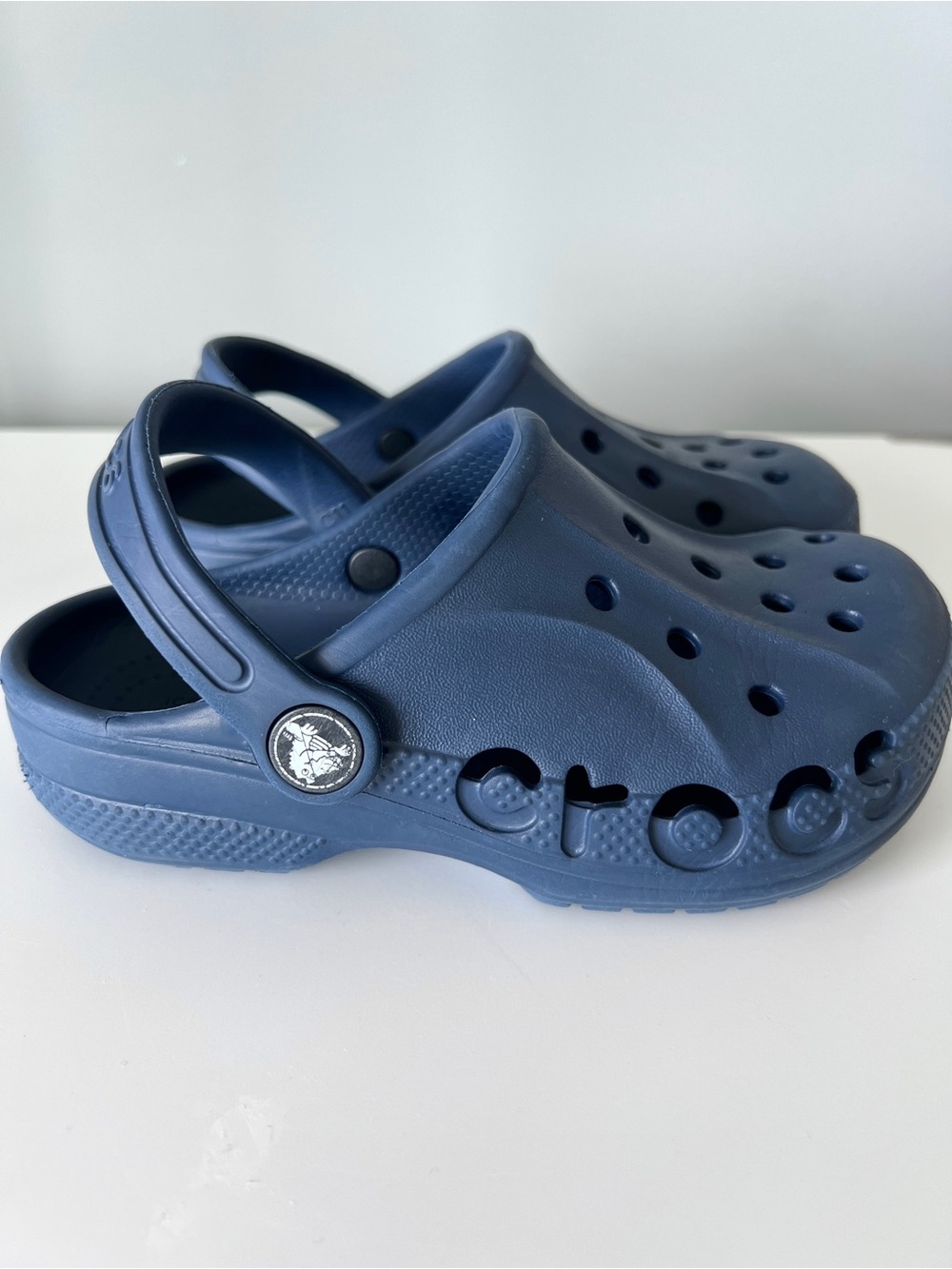 EUC Navy Blue Crocs Clogs - 11 - Picture 3 of 9